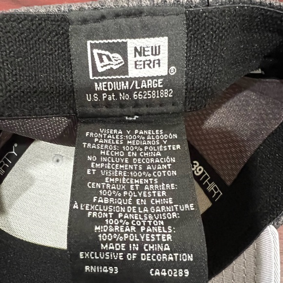 New Era, 39Thirty Hat, University of Michigan Grey - Picture 2 of 7